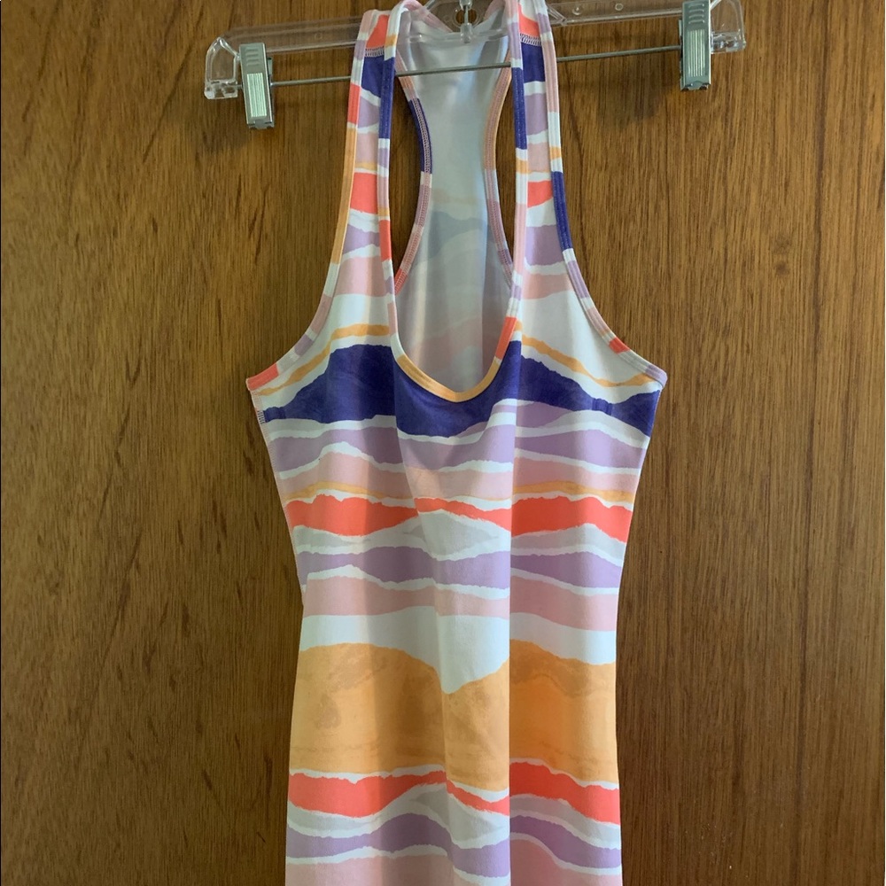 Two Lululemon tank tops.